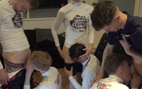 Taylor Jay, Nathan Blade, Elliot Fox & Daan Engage In Cock Hungry Action